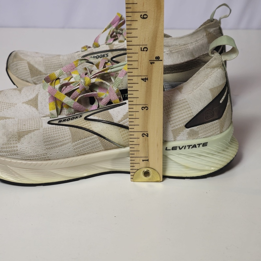 Brooks Womens Levitate SF 6 LE 1203851B141 White Multi Running Shoes Size 9.5 B - Picture 6 of 14